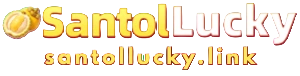 SANTOLLUCKY modern casino logo featuring a sleek and vibrant design symbolizing online gaming entertainment