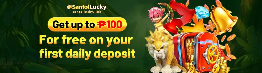 SANTOLLUCKY free bonus with every deposit promotion showcasing continuous rewards
